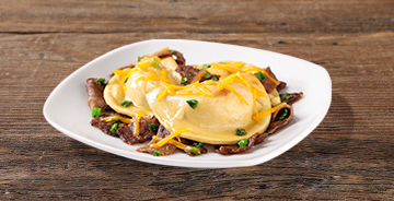 K-12 Philly Cheesesteak Pierogies