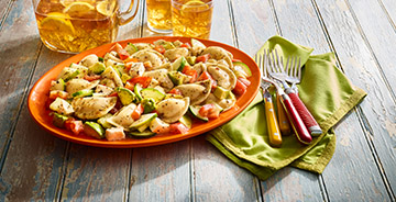 Italian Summer Mini Pierogy Salad