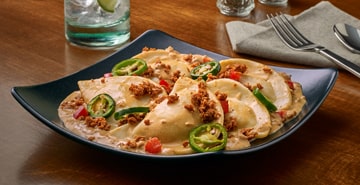 Creamy Jalapeño & Chorizo Pierogies