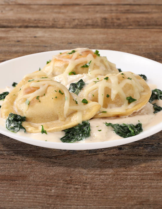 K-12 Chicken Florentine Pierogies