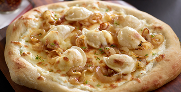 White Pierogy Pizza